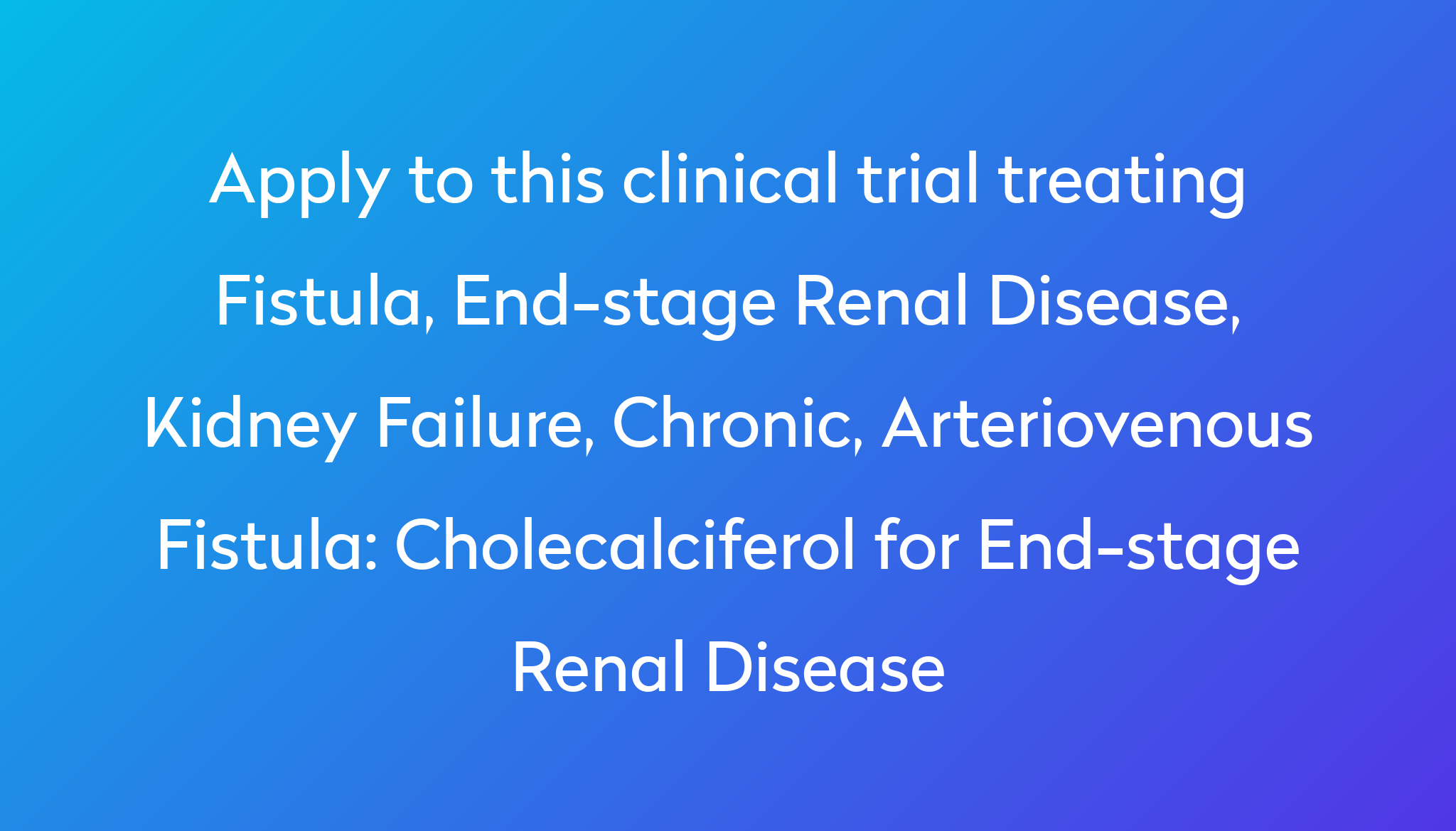 cholecalciferol-for-end-stage-renal-disease-clinical-trial-2022-power